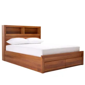 Clemence Blackwood Gaslift Bed Drawers Bookend with USB & LED Queen by James Lane, a Beds & Bed Frames for sale on Style Sourcebook