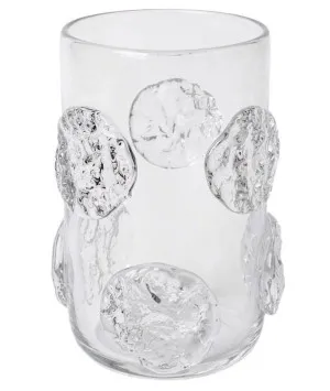 Mansa Vase Glass Clear - 35cm by James Lane, a Vases & Jars for sale on Style Sourcebook