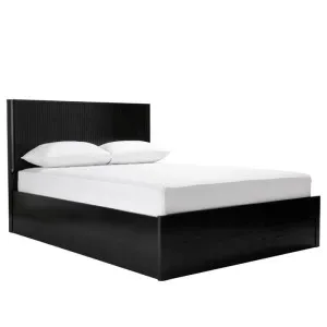 Lanoz Gas Lift Bed Black by James Lane, a Beds & Bed Frames for sale on Style Sourcebook