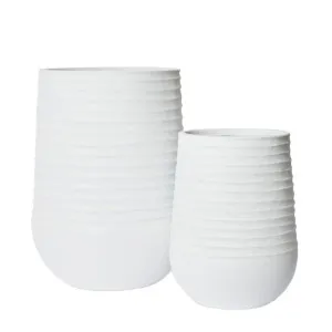 Knox Tall Stonelite Planter White by James Lane, a Plant Holders for sale on Style Sourcebook