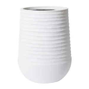 Knox Tall Stonelite Planter White - 70cm by James Lane, a Plant Holders for sale on Style Sourcebook