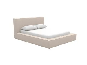 Riley Bed Frame Boucle Pumice Double by James Lane, a Beds & Bed Frames for sale on Style Sourcebook