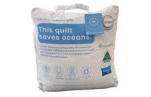 Suprelle® Blue Fill 250GSM Quilt Australian Made Single White by James Lane, a Quilts & Bedspreads for sale on Style Sourcebook