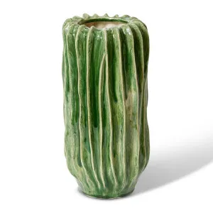 Alberto Tall Vase Green - 31cm by Elme Living, a Vases & Jars for sale on Style Sourcebook
