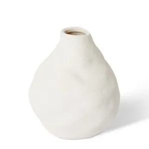 Alis Vase Cream - 12cm by Elme Living, a Vases & Jars for sale on Style Sourcebook