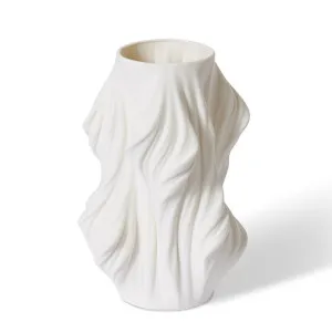 Blanca Vase White - 28cm by Elme Living, a Vases & Jars for sale on Style Sourcebook