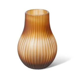 Daniela Vase Brown - 21cm by Elme Living, a Vases & Jars for sale on Style Sourcebook