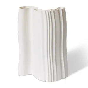 Emmy Vase White - 40cm by Elme Living, a Vases & Jars for sale on Style Sourcebook