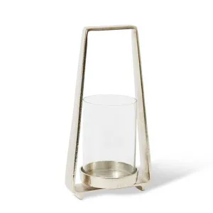 Fatou Candle Holder Nickel - 41cm by Elme Living, a Candle Holders for sale on Style Sourcebook