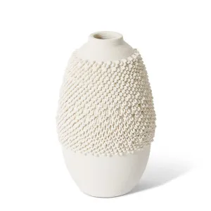 Hakaku Vessel White - 26 cm by Elme Living, a Vases & Jars for sale on Style Sourcebook