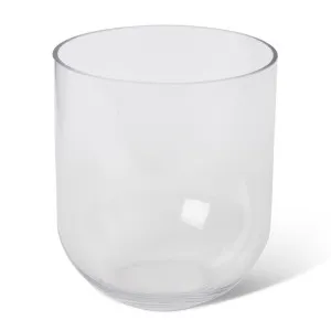 Halima Vase Clear - 22cm by Elme Living, a Vases & Jars for sale on Style Sourcebook