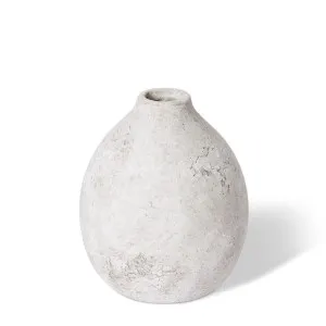 Joeli Bottle Vase Stone - 13cm by Elme Living, a Vases & Jars for sale on Style Sourcebook