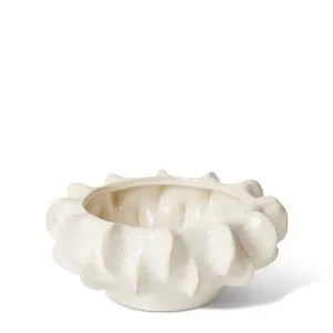 Kanika Bowl White - 11cm by Elme Living, a Vases & Jars for sale on Style Sourcebook