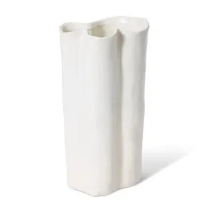 Kimani Tall Vase Ivory - 26cm by Elme Living, a Vases & Jars for sale on Style Sourcebook