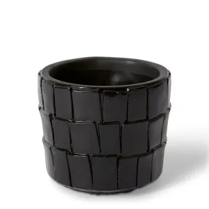 Peyton Pot Black - 10cm by Elme Living, a Plant Holders for sale on Style Sourcebook