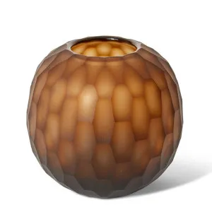 Romina Vase Brown - 16cm by Elme Living, a Vases & Jars for sale on Style Sourcebook