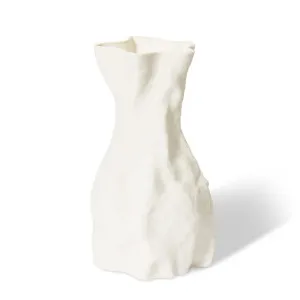 Shikha Vase White - 29cm by Elme Living, a Vases & Jars for sale on Style Sourcebook