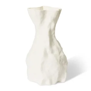 Shikha Vase White - 37cm by Elme Living, a Vases & Jars for sale on Style Sourcebook