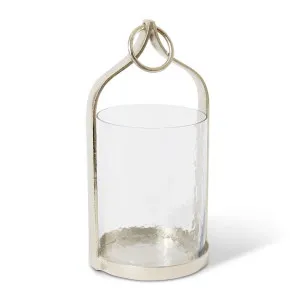 Siana Candle Holder Nickel - 38cm by Elme Living, a Candle Holders for sale on Style Sourcebook