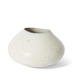 Talula Pod Vase Beige - 14cm by Elme Living, a Vases & Jars for sale on Style Sourcebook