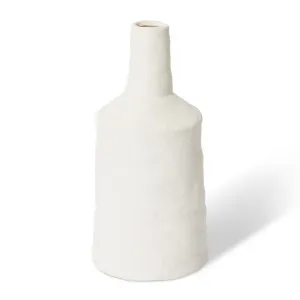 Tamsyn Tall Vase White - 26cm by Elme Living, a Vases & Jars for sale on Style Sourcebook
