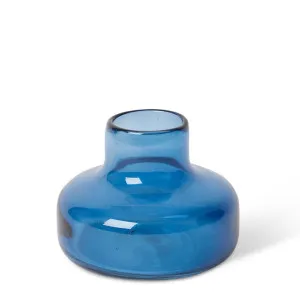 Zama Vase Blue - 11cm by Elme Living, a Vases & Jars for sale on Style Sourcebook