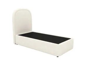Libby Leo Bed Boucle Ivory King Single by James Lane, a Beds & Bed Frames for sale on Style Sourcebook