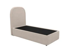 Libby Leo Bed Boucle Pumice King Single by James Lane, a Beds & Bed Frames for sale on Style Sourcebook