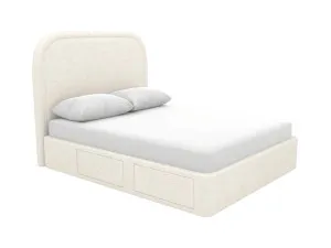 Libby Zenith Storage Drawer Bed Boucle Ivory Queen by James Lane, a Beds & Bed Frames for sale on Style Sourcebook