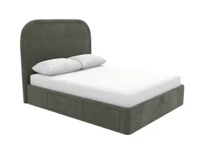 Libby Zenith Storage Drawer Bed Tribute Dark Jade Queen by James Lane, a Beds & Bed Frames for sale on Style Sourcebook
