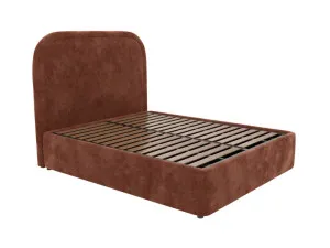 Libby Leo Gas Lift Bed Muse Rust King by James Lane, a Beds & Bed Frames for sale on Style Sourcebook