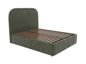 Libby Leo Gas Lift Bed Tribute Dark Jade King by James Lane, a Beds & Bed Frames for sale on Style Sourcebook