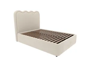 Miley Leo Gas Lift Bed Muse Flax King by James Lane, a Beds & Bed Frames for sale on Style Sourcebook