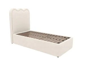 Miley Leo Gas Lift Bed Noa Fog King Single by James Lane, a Beds & Bed Frames for sale on Style Sourcebook