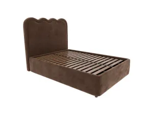 Miley Leo Gas Lift Bed Muse Chocolate Queen by James Lane, a Beds & Bed Frames for sale on Style Sourcebook