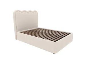 Miley Leo Gas Lift Bed Kent Bisque Queen by James Lane, a Beds & Bed Frames for sale on Style Sourcebook