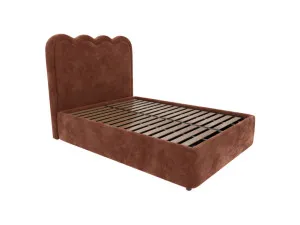 Miley Leo Gas Lift Bed Muse Rust Queen by James Lane, a Beds & Bed Frames for sale on Style Sourcebook