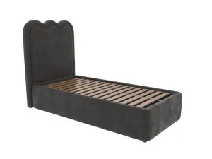 Miley Leo Gas Lift Bed California Charcoal Single by James Lane, a Beds & Bed Frames for sale on Style Sourcebook
