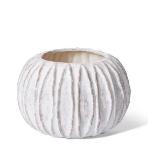 Adelina Vase White Brown by Elme Living, a Vases & Jars for sale on Style Sourcebook