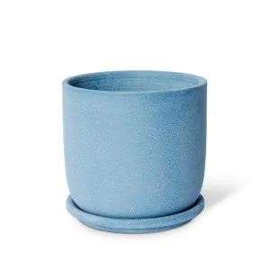 Allegra Pot w. Saucer Blue by Elme Living, a Plant Holders for sale on Style Sourcebook