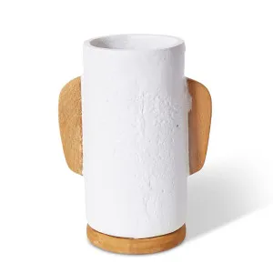 Hawthorne Vessel Beige Natural by Elme Living, a Vases & Jars for sale on Style Sourcebook