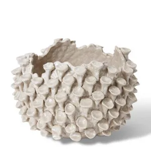 Mira Pot White Wash by Elme Living, a Plant Holders for sale on Style Sourcebook