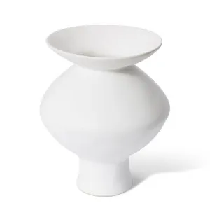 Nakano Flared Vase White by Elme Living, a Vases & Jars for sale on Style Sourcebook