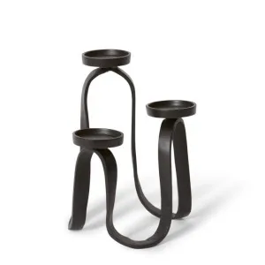 Una Candle Holder Black by Elme Living, a Candle Holders for sale on Style Sourcebook