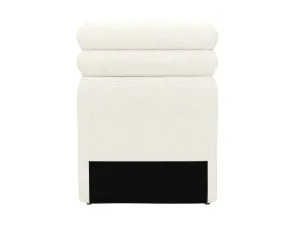 Soren Boucle Ivory Bedhead King Single by James Lane, a Bed Heads for sale on Style Sourcebook