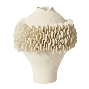 Leander Vessel Ivory - 45cm by James Lane, a Vases & Jars for sale on Style Sourcebook