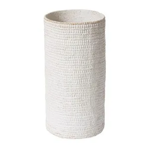 Aurora Cylinder Vase White by James Lane, a Vases & Jars for sale on Style Sourcebook