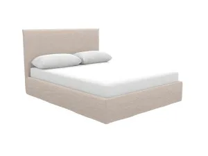 Noosa Boucle Pumice Gas Lift Bed Frame by James Lane, a Beds & Bed Frames for sale on Style Sourcebook
