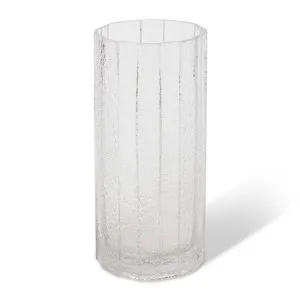 Samara Tall Vase Clear - 25cm by Elme Living, a Vases & Jars for sale on Style Sourcebook