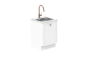 All Door 600 Floor Cabinet - Matte White Polyurethane by ADP, a Laundry for sale on Style Sourcebook